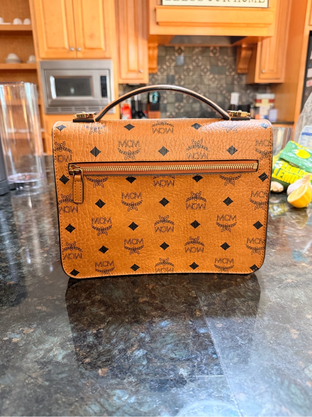 MCM Patricia Crossbody Satchel - Picture 7 of 9